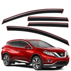 In-channel Mount Rain Guard Window Visor Vent Shade For 2015-2024 Nissan Murano New. Price: $43.99.