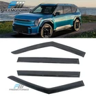 Fits 24-26 Kia EV9 Tape-on Smoke Side Window Visors Vent Rain Guards Deflectors New. Price: $42.99.