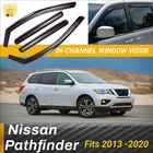 For Nissan Pathfinder 2013-20 In-channel Window Visors Rain Vent Side Deflectors New. Price: $46.89.