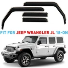 Rain Guards Vent Visors Shade For 2018-2026 Jeep Wrangler Jl New. Price: $62.99.