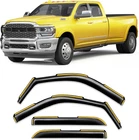In-channel Window Rain Guard For Dodge Ram 2500 3500 2019-2026 Crew Cab Mega New. Price: $77.05.