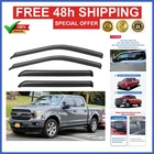 Yqautec Window Visors Rain Guards Ford F150 Supercrew 2015-2026 New. Price: $66.99.
