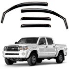 Sun Rain Visors Wind Guards For 2005-2015 Toyota Tacoma Double Cab New. Price: $59.99.