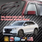 For Honda Hr-v Hrv 23-24 In-channel Window Visors Deflector Rain Guard Protector New. Price: $57.99.