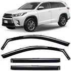 Sun Rain Visors Wind Guards For 2014-2019 Toyota Highlander New. Price: $69.99.