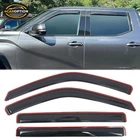 In-channel Window Visors Fit 22-26 Tundra Crew Cab Rain Sun Guard Vent Deflector New. Price: $32.99.