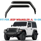 Side Window Deflectors Rain Guards For 2018-2026 Jeep Wrangler Jl Shatterproof New. Price: $39.59.