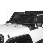 Steel Windshield Frame Cover Visor W/ Led Lights Fit 2007-2018 Jeep Wrangler Jk New. Price: $449.99.