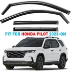 Side Window Deflectors Rain Guards For 2023-2026 Honda Pilot Shatterproof New. Price: $59.39.