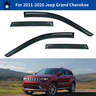 For 11-21 Jeep Grand Cherokee WK2 Acrylic 4PCS Window Visors Vent Guard Tape-on New. Price: $39.99.