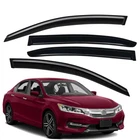 Tape-on Mount Window Vent Visor Rain Guard Fits 2013-2017 Honda Accord Sedan New. Price: $42.95.