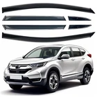 Shatterproof Out-channel Window Deflectors For Crv 17-22 6-PIECE Chrome, Gray New. Price: $78.90.