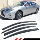 For 2013-18 Lexus ES300 ES350H Vip Clip-on Smoke Tinted Window Visor Chrome Trim New. Price: $39.99.