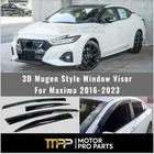 Window Visors Rain Bug Deflectors Mugen Style Fits Nissan Maxima 2016-2023 New. Price: $35.99.