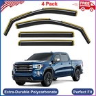 Window Visors Rain Sun Guard 4PC Fits 20-26 Chevy Silverado/gmc In-channel Style New. Price: $71.09.
