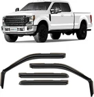 2017-2022 Ford F250-F550 Super Duty Crew Cab Window Deflectors & Rain Guards 4PC New. Price: $114.87.