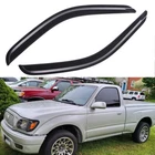 Tape-on Smoke Window Visor Rain Guard For 1995-2004 Toyota Tacoma Regular Cab New. Price: $39.99.