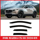 Smoke Tinted Window Visors Deflectors Rain Guards For Mazda CX-30 CX30 2020-2025 New. Price: $55.17.