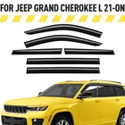 Rain Guards Vent Visors Shade For 2021-2026 Jeep Grand Cherokee L New. Price: $57.74.