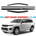 Rain Guards Vent Visors Shade For 2021-2026 Jeep Grand Cherokee L New. Price: $62.99.