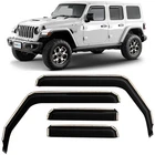 Sun Rain Visors Wind Guards For 2018-2026 Jeep Wrangler Jl Shatterproof New. Price: $69.99.