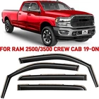 Rain Guards Vent Visors Shade For 2019-2026 Dodge Ram Crew Cab New. Price: $62.99.