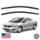 Window Visors Rain Guards For 06-11 Honda Civic Coupe Out-channel New. Price: $47.98.