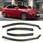 For 14-20 Lexus IS200T IS250 IS300 IS350 In-channel Window Visor Rain Shade New. Price: $45.99.