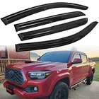 For 2016-2020 Toyota Tacoma Double Cab Side Window Visors Vent Shade Rain Guards New. Price: $25.49.