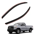 In-channel Window Vent Visor Rain Guard For 2007-2017 Toyota Tundra Regular Cab New. Price: $39.93.
