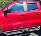 Egr Matte Black Inchannel Rain Guards For 23-25 Chevy Colorado & Gmc Canyon Crew New. Price: $109.95.