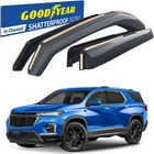 Sun Rain Visors Wind Guards For 2018-2023 Chevrolet Traverse Shatterproof New. Price: $99.99.