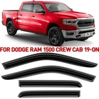 Rain Guards Vent Visors Shade For 2019-2026 Dodge Ram 1500 Crew Cab New. Price: $62.99.