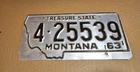 1963 Montana License Plate Missoula Original Car Auto Truck State 4-25539 Mt Used. Price: $32.95.