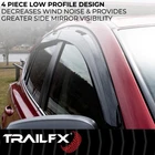 Trailfx Smoke Acrylic Rainguard Window Vents All-weather Outside Mount New. Price: $95.91.