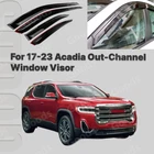 Fits Gmc Acadia 17-23 Rain Guards Window Visors Sun Vented Side Deflectors New. Price: $37.99.
