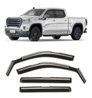In-channel Incredibly Durable Rain Guards For Gmc Sierra 1500 2019-2026 Crew Cab New. Price: $62.00.