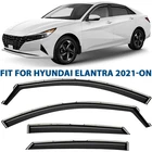 Side Window Deflectors Rain Guards For 2021-2026 Hyundai Elantra New. Price: $74.24.