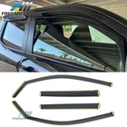 Fits 24-26 Toyota Tacoma Double Cab In-channel Window Visors Vent Rain Guards Pc New. Price: $47.99.