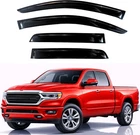 Kpy Rain Guards Fit For 2019-2026 Ram 1500 Crew Cab, Black New. Price: $56.80.