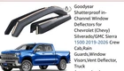 Goodyear Channel Wind Deflectors Silverado / Sierra 1500 Crew Cab 19-26 New. Price: $39.00.