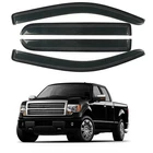 Rain Guards Window Visors Fit For 2009-2014 F150 Supercrew, Dark Smoke New. Price: $54.86.