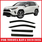Smoke Tinted Window Visors Deflectors Rain Guards For Toyota RAV4 2019-2025 New. Price: $44.39.