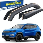 Sun Rain Visors Wind Guards For 2017-2026 Jeep Compass In-channel New. Price: $99.99.