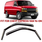 Side Window Deflectors Rain Guards For 1996-2026 Chevy Express Van In-channel New. Price: $49.49.