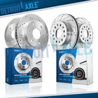 Front Rear Drilled Disc Brake Rotors Kit For Toyota Tundra Sequoia Lexus LX600 New. Price: $176.09.