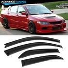 Fits 02-07 Mitsubishi Lancer Slim Acrylic Window Vent Visor Rain Guard Deflector New. Price: $28.99.