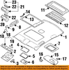 Bmw Oem 95-03 525I Roof Interior Trim-sunvisor Bracket 51168174716 New. Price: $6.90.