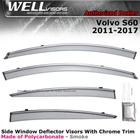 Wellvisors For Volvo S60 11-18 Side Clip On Window Deflectors New. Price: $101.99.