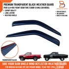 Front Door Rain Guard Side Visor Set Fits 1987-1996 Nissan Hardbody Pickup D21 New. Price: $110.90.